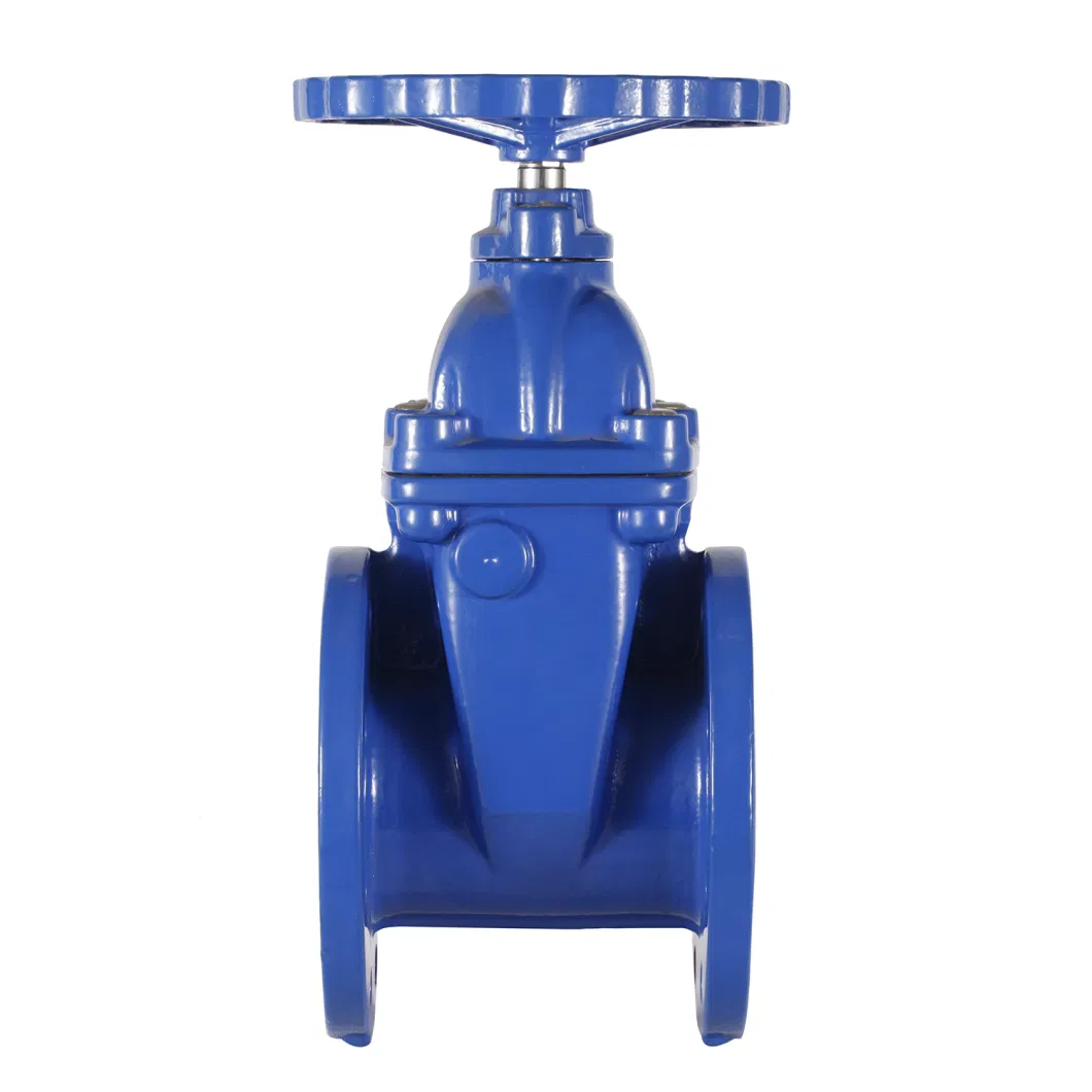 Awwa Ductile Iron Flanged Ends Non Rising Stem Control Water Flange Gate Valve