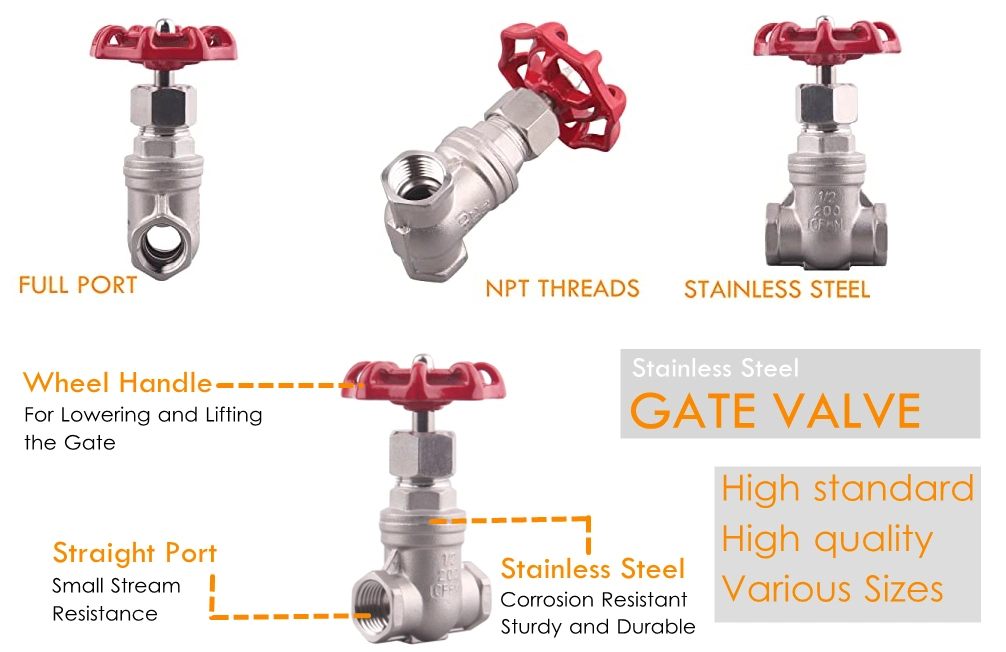 China Factory Bsp NPT Forged Female Thread Heavy Duty Brass Gate Valve Oho Vietnam Brand OEM for Water Meter