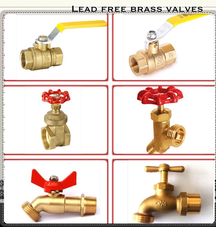 NSF-61 Forging Free Lead Brass Gate Valve with NPT Thread